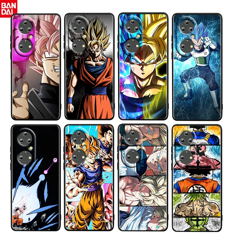 

Anime Dragon Ball Z Cool For Huawei P50 40 30 20 10 9 Lite E Mini Pro 5G TPU Soft Gel Silicone Black Cover Phone Case Funda