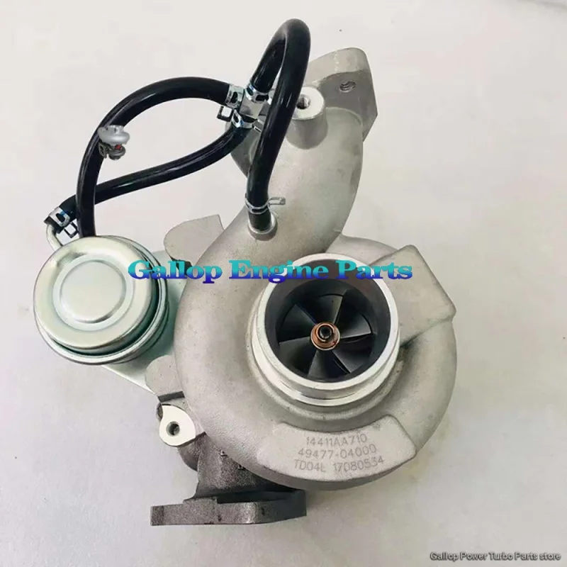Фото Турбокомпрессор Turbo TD04 14411AA710 49377-04505 49477-04000 091224080 для двигателя Subaru 2.5L EJ255 №5