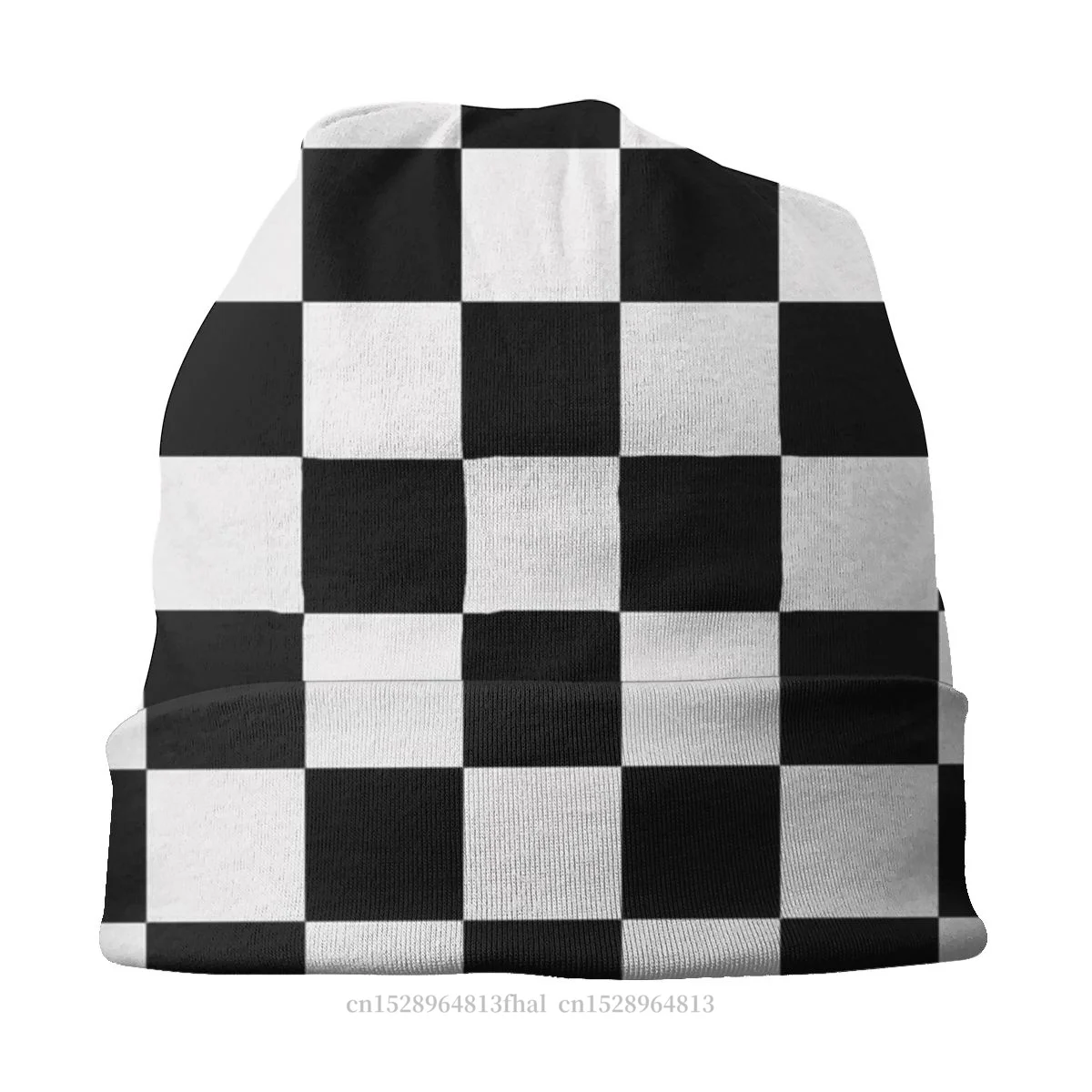 Шапка шахматная доска модные шапки для мужчин и женщин Рок Хип-хоп шапочки Лыжные