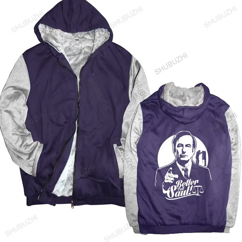 

warm coat men fleece hoody Stylish Better Call Saul coat Men's Goodman Drama Legal TV men winter sweatshirt drop shipping