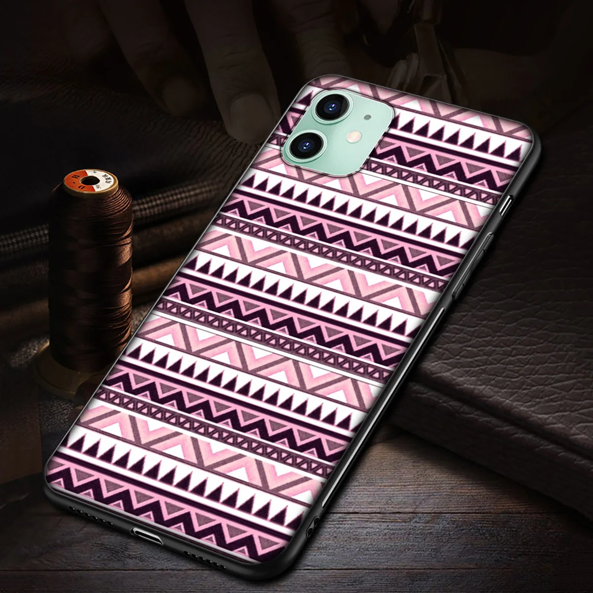 Ацтекский Племенной Красочный цветочный Новый чехол для телефона iPhone 12 11 X XS XR Pro