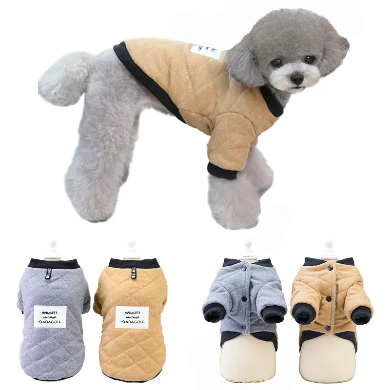 

Winter Pet Coat Warm Fleece Dog Jacket for Small Medium Puppy Kitten Vest Chihuahua Clothes French Bulldog Outfit Teddy Costumes