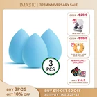 IMAGIC губка для макияжа, 3 шт., косметический слоеный хлопковый коврик для основы, консилер, крем, красота, макияж, мягкая губка для воды, набор