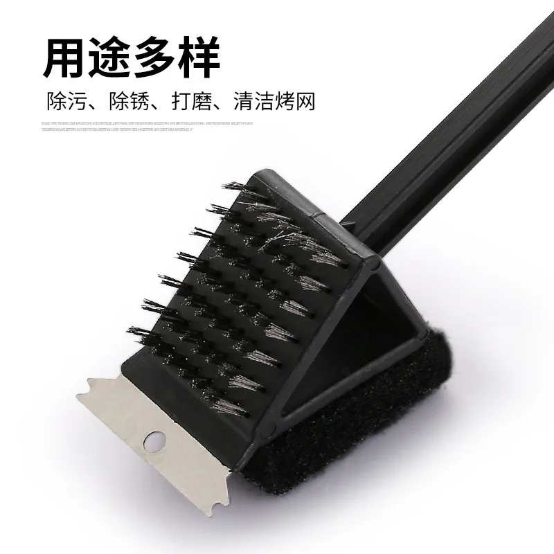 Гриль Чистая Щетка Медный Провод Барбекю Аппаратная Печь Чистка Ббк Губка Лопата Длинная Ручка