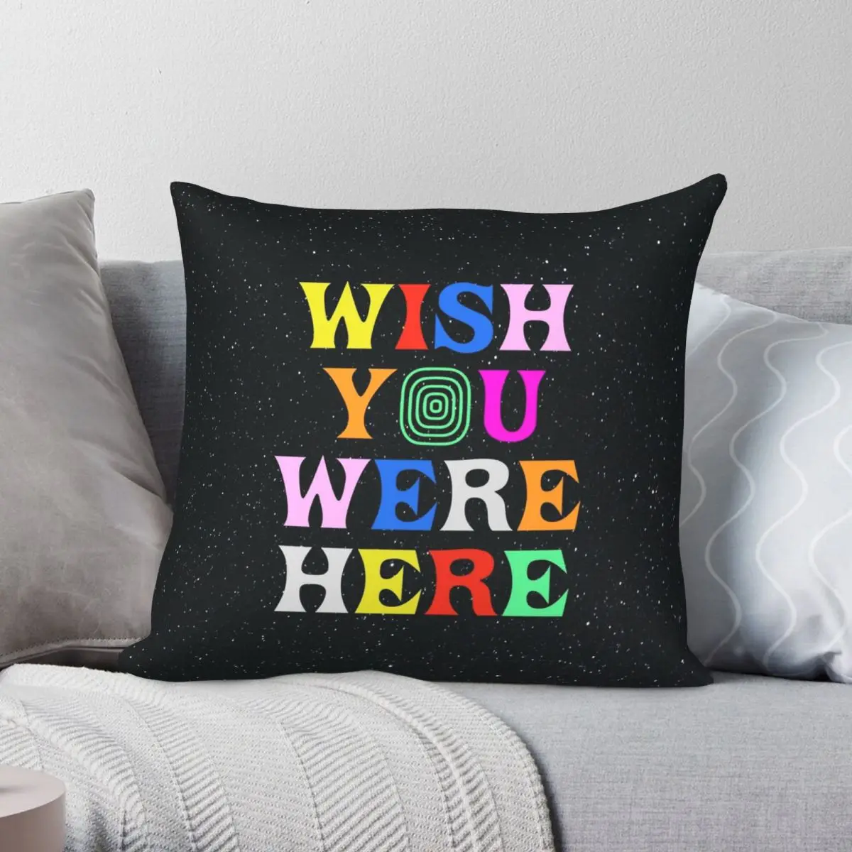 

Чехол-Наволочка на квадратную подушку с принтом из полиэстера и льна