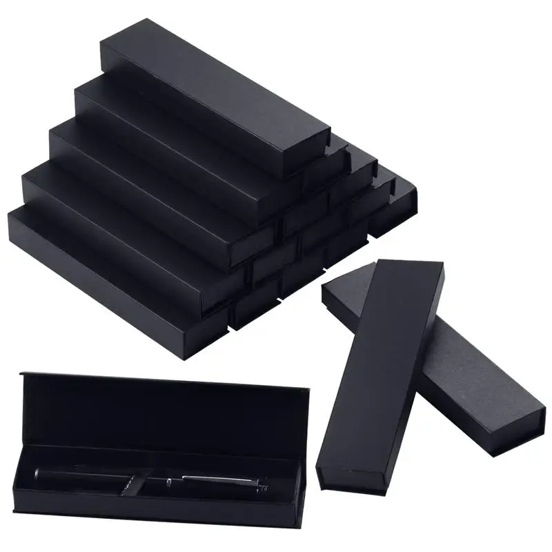 Es Empty Kraft Paper Gift Boxes With Magnetic Closure Ballpoint Pen Jewelry Gift Boxes With Cushion Gifts