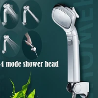 high pressure water saving shower head hand held shower spa adjustable 4 function high pressure shower head bathroom accessories