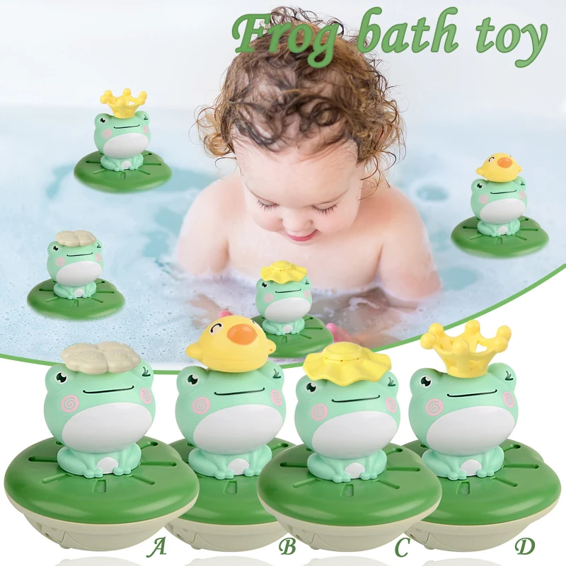 

Baby Bathing Toy 4 Modes Kids Cute Frogs Water Spray Sprinkler Bathroom Sprinkling Fun Shower Swimming Water Toys Children Gift