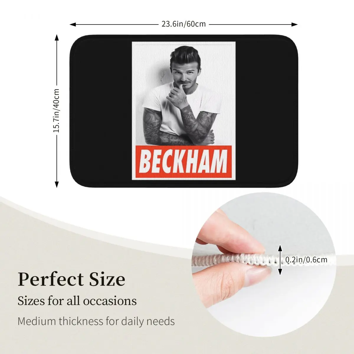 Коврики для ванной Football David Beckham