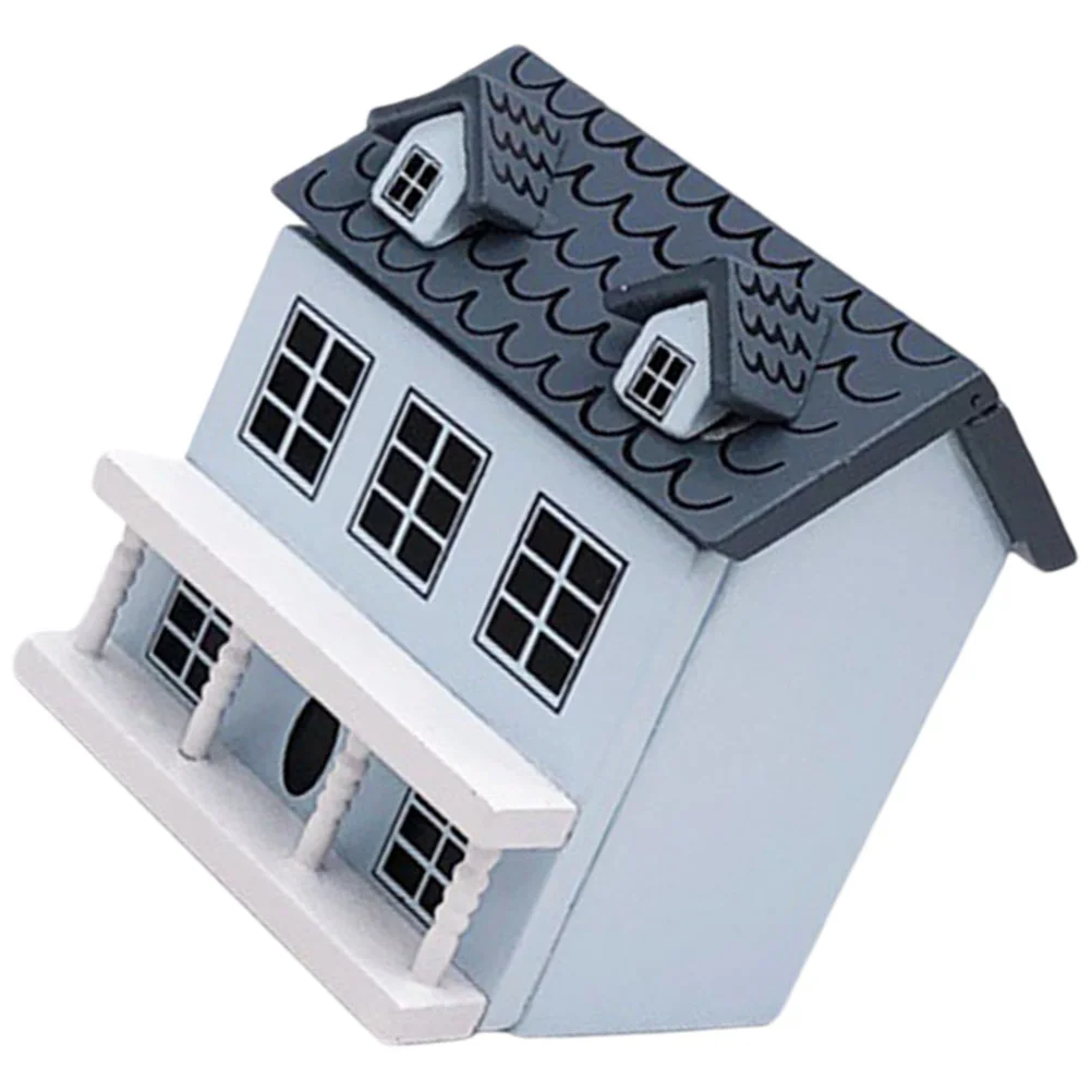 

Small Dollhouse Build Your Own Kit Wooden Model Miniature Houses Tiny Toys
