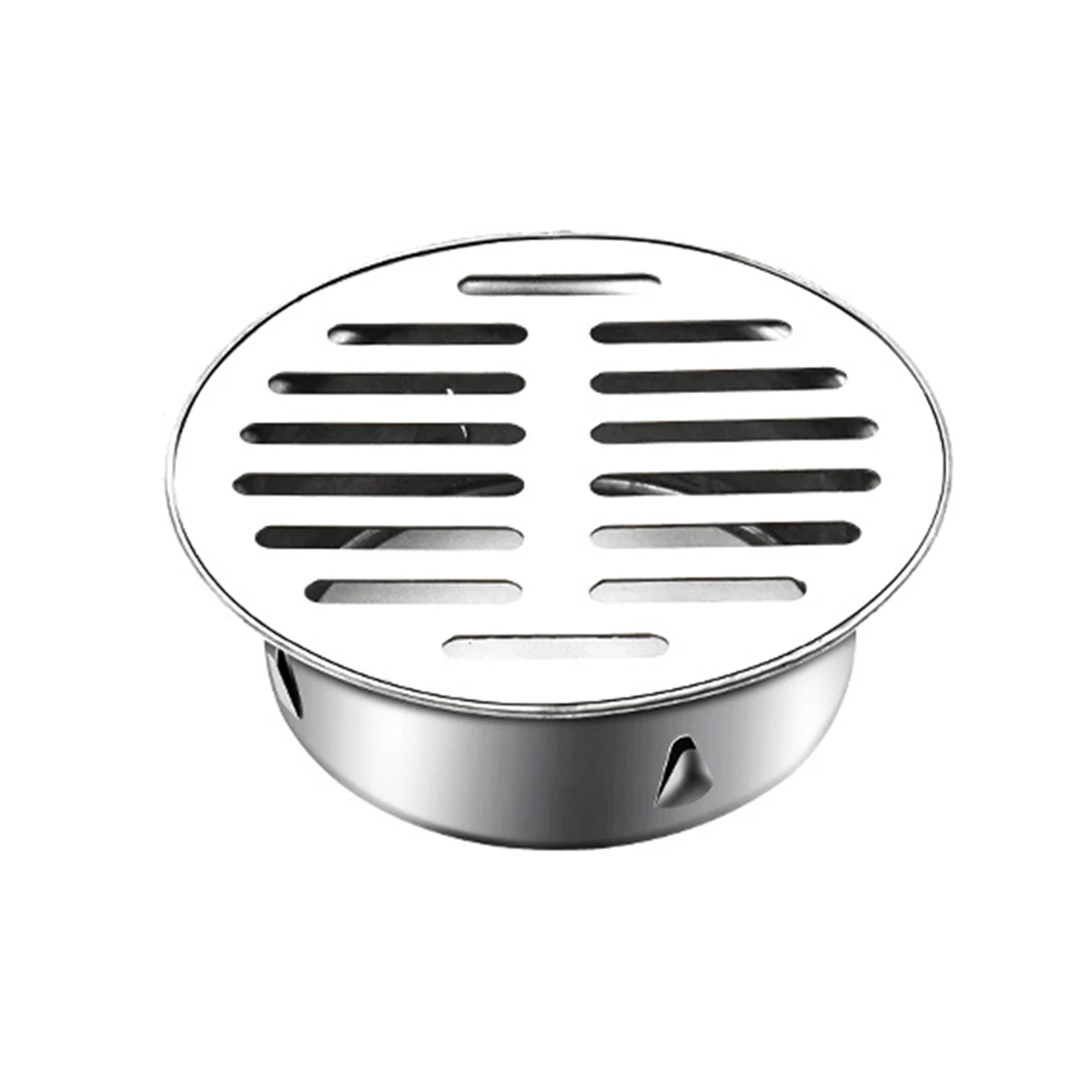 

1 шт. слив для пола 110 мм, круглая крышка для дождевой трубы из нержавеющей стали, антиблокирующий напольный фильтр для ванной комнаты, балкона, дренажная крыша