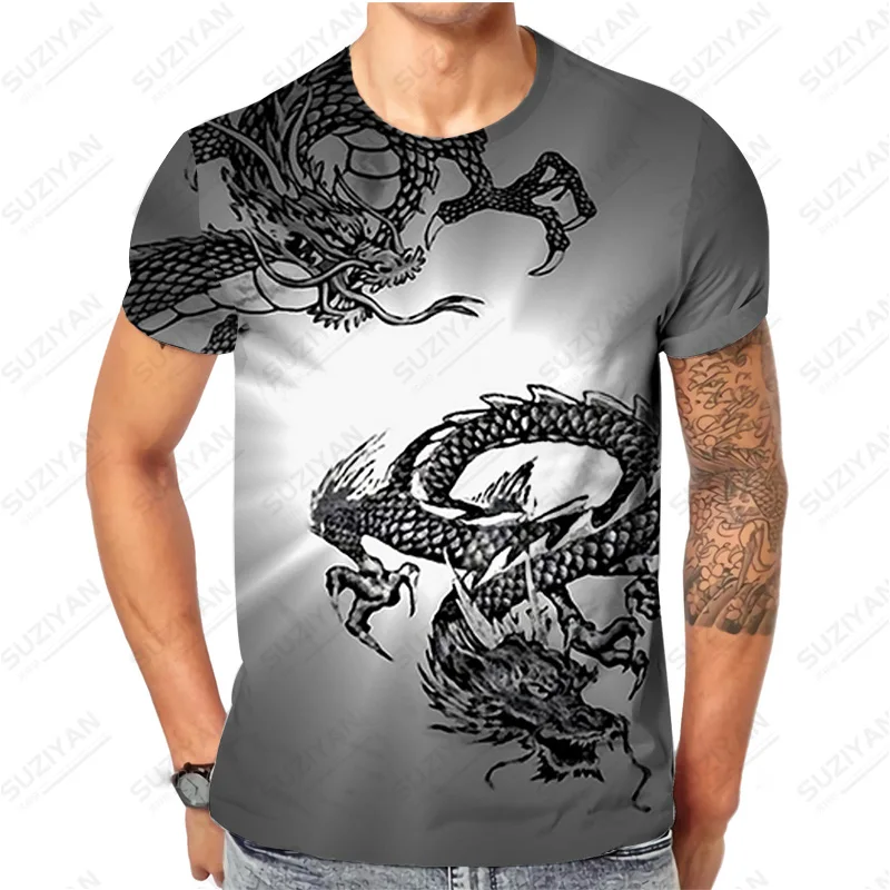 

Luxury T-shirt 2022 Men's 3d Shirts Vintage T Shirt Y2k Dragon Fruit Pattern Horse Tees Spanish Shirt Ferocious Fashion Trend
