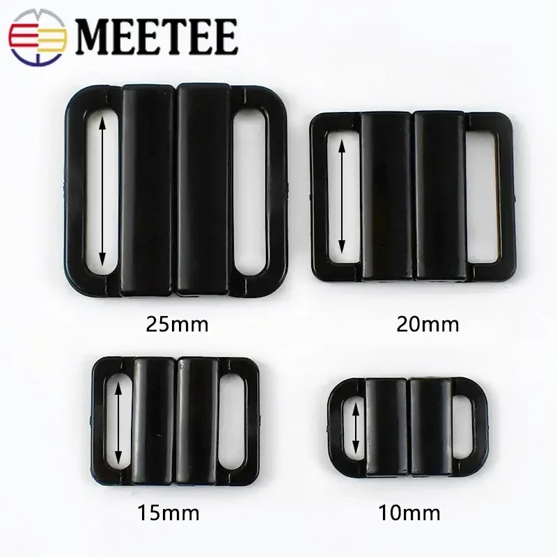 20/50 комплектов Meetee 10-25 мм пластиковые пряжки бюстгальтер нижнее белье регулятор
