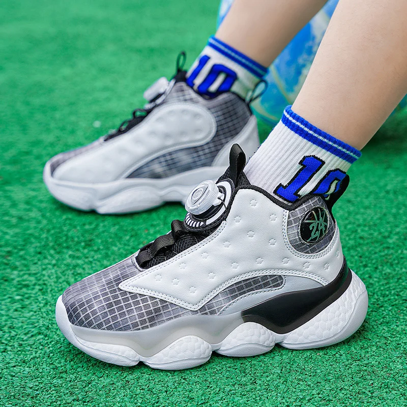 Boys Brand Sneakers Retro Basketball Shoes for Kids Non-slip Casual Children Shoes for Boy Girls Sneakers Child Tenis Infantil