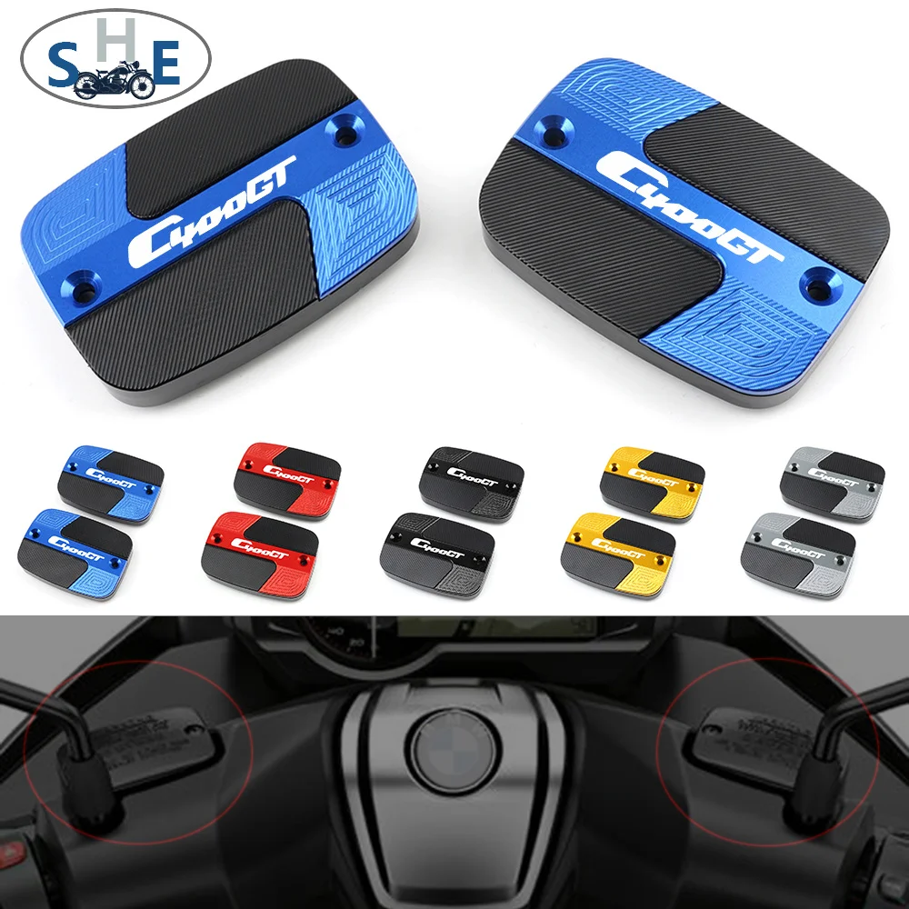 

For BMW C400X C400GT C400 X GT 2019 2020 Motorcycle CNC Aluminum Front Brake Fluid Reservoir Cap Cover Brake Fluid Tank Cap
