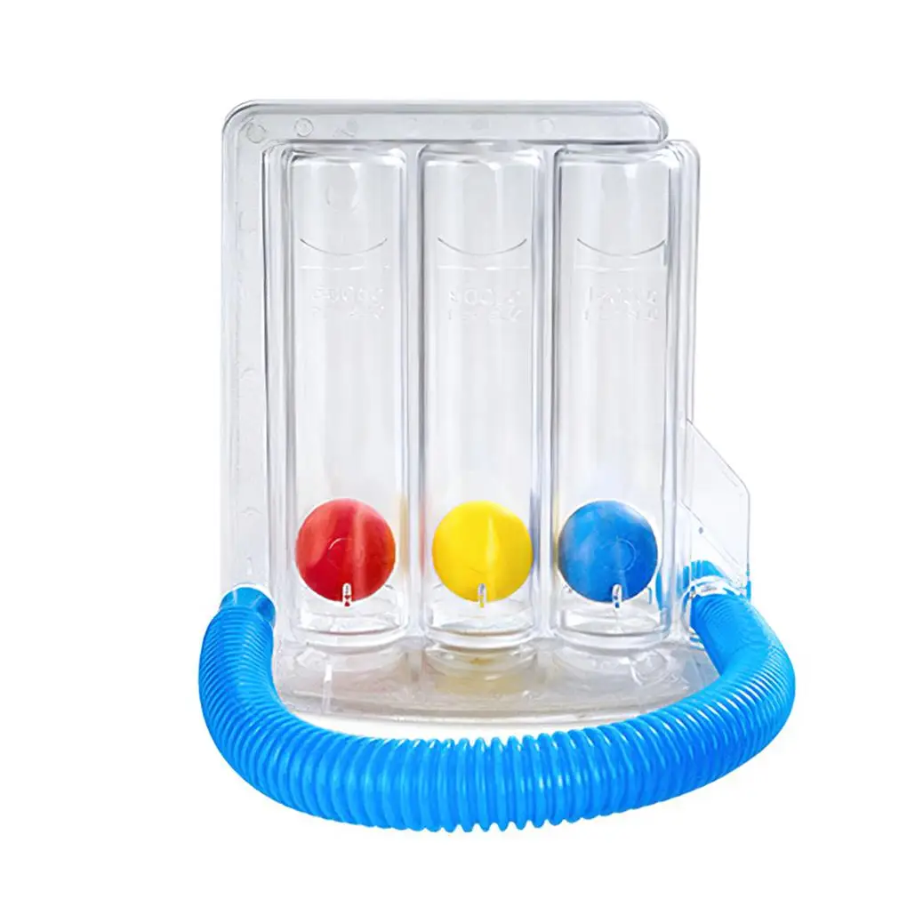 

3-ball Breathing Exerciser Portable Breathing Measurement System Durable Deep Breathing Lung Exerciser Convenient