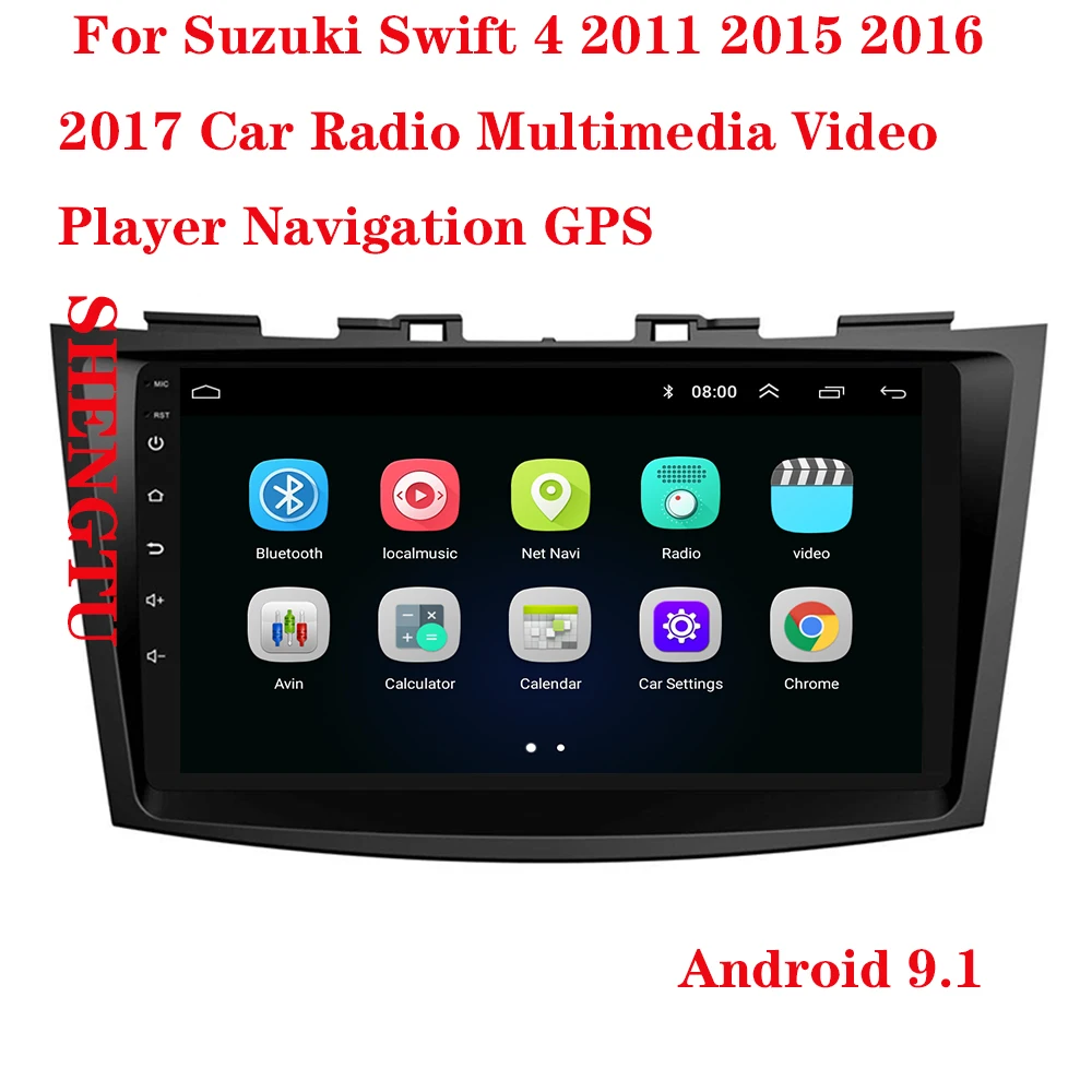 

SHENGTU Android 10 WIFI Car Radio Multimedia Player For Suzuki Swift 4 2011-2017 Android Auto Navigation stereo GPS No 2din dvd