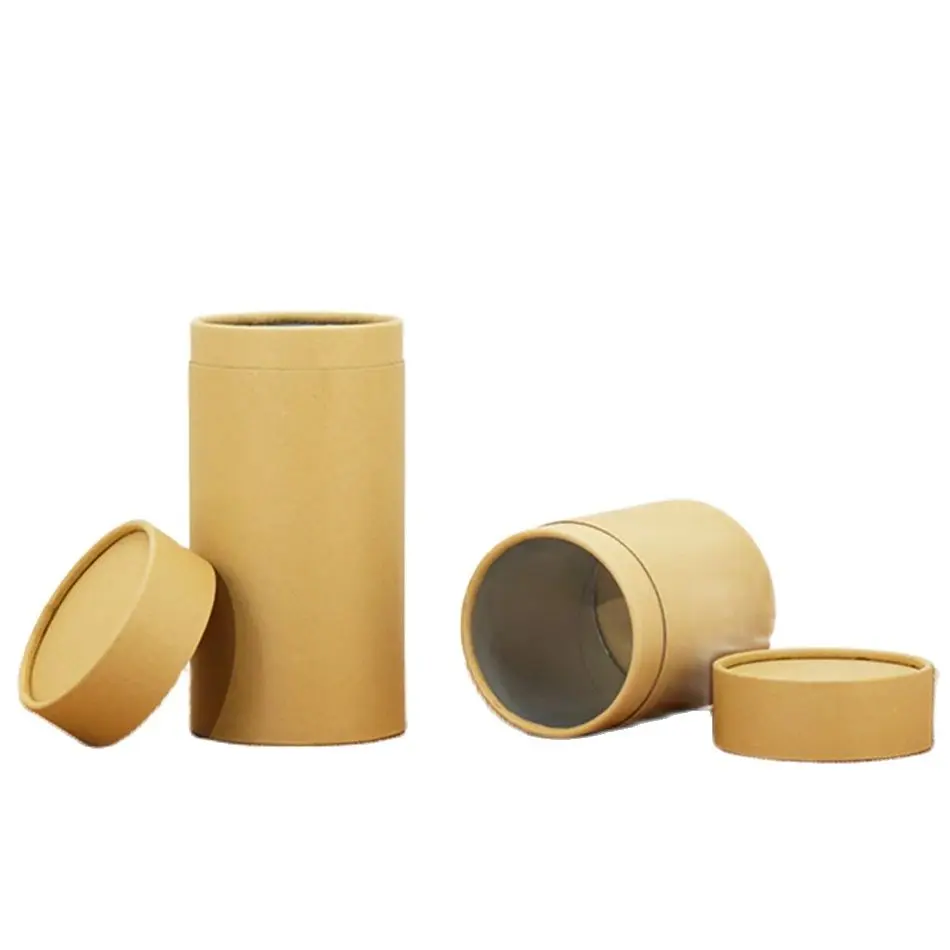 

Creative Design Shenzhen Tea Cans Cylinder Case For Cosmetic Foundation Gift Tube Packing Paper Box