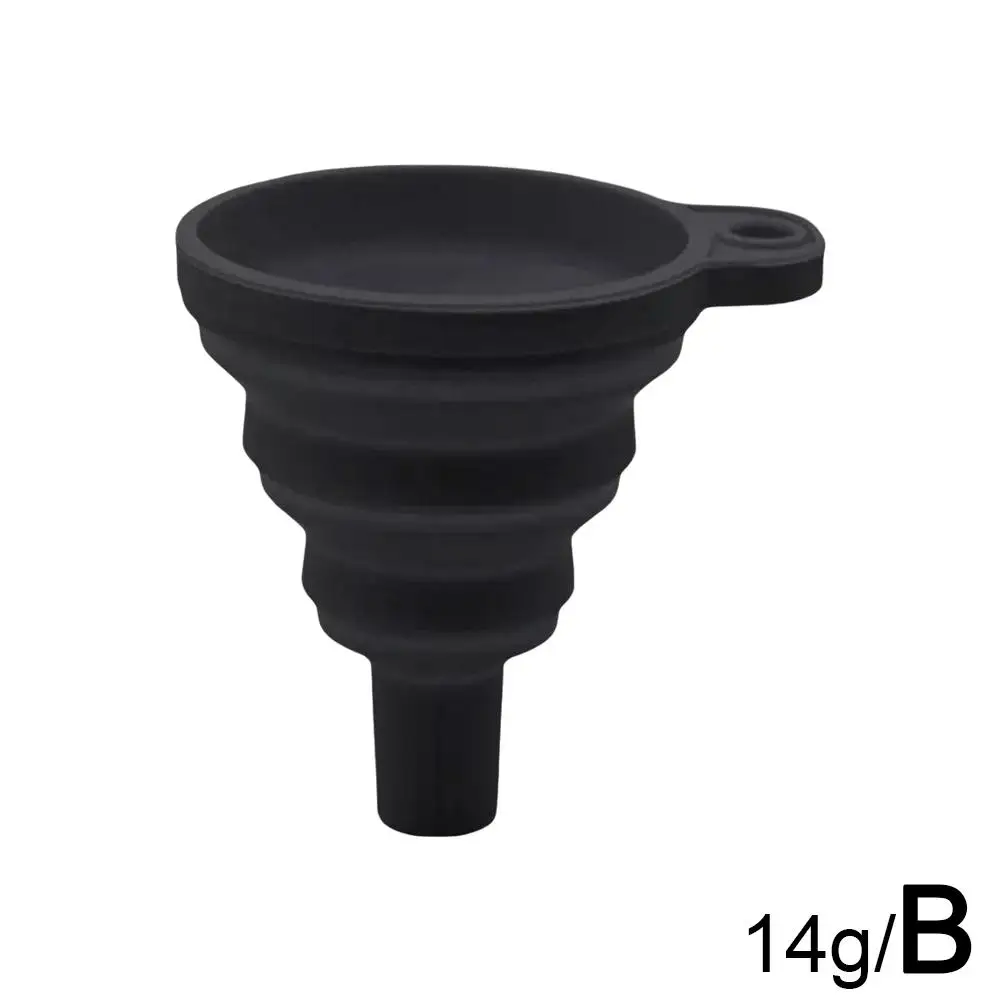 

Складная воронка Силиконовые складные портативные воронки Силиконовая воронка для жидкости Автоматическая воронка для замены моторного масла и бензина