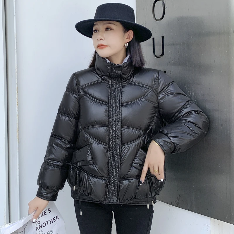 

Winter Warm Coat Women Parkas New 2022 Winter Jacket Women Clothing Short Slim Thick Jackets Female Coats Black Fashion