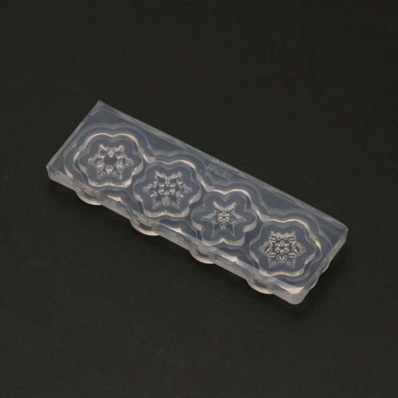 

Силиконовые формы всех размеров, DIY ювелирный инструмент, кулон в виде снежинок, простая форма, тонкий материал, подарок на