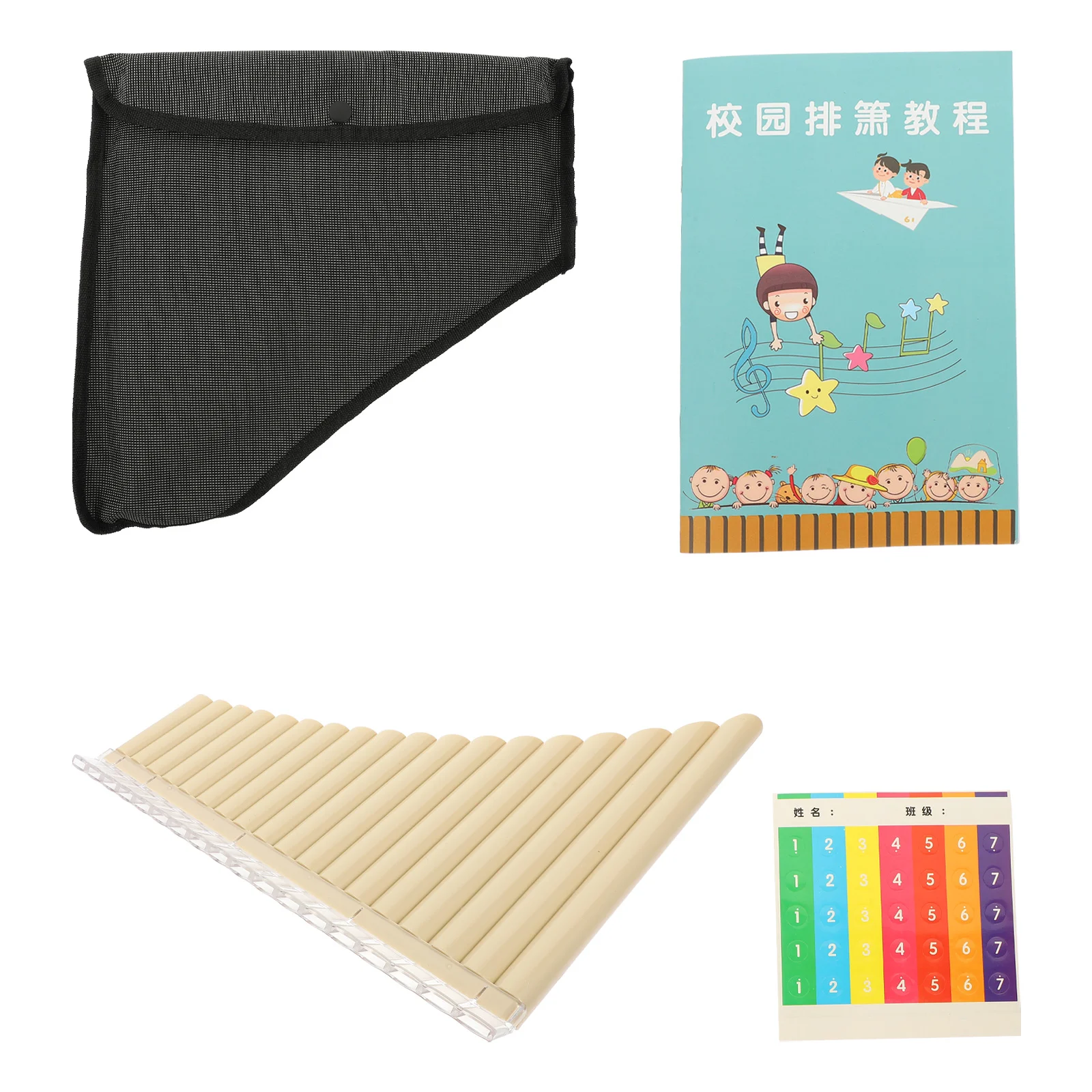 Музыкальный инструмент с флейтой 18-трубные флейты образовательный портативный