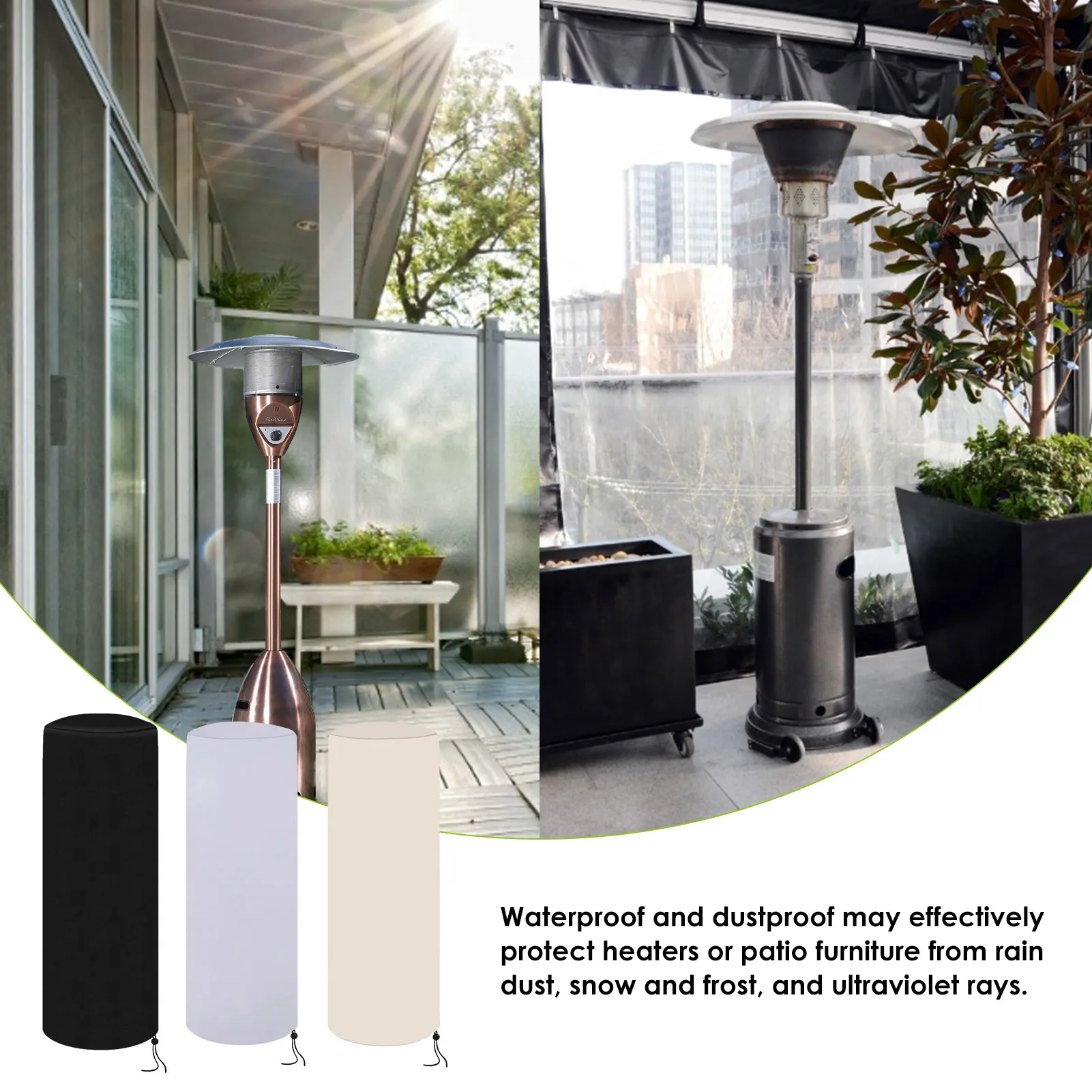 outdoor Oxford Waterproof Patio Heater Cover Dustproof Garden Furniture Sofa Chair Table Dust Ideal |