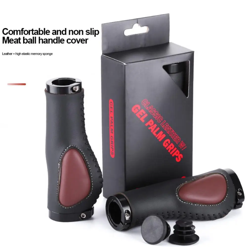 

Currency Handlebar Pu Leather High Elasticity Shock Absorption Of Bicycle Handle Light Scooter Handle Hand Sewing Handle