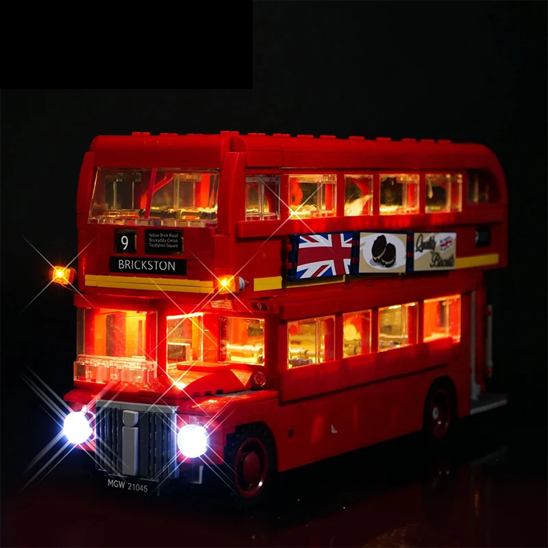 

Remote Control LED Light Kit For London Bus 10258 Compatible With 21045 1266 10775 DIY Toys Model Light Kit Not Building