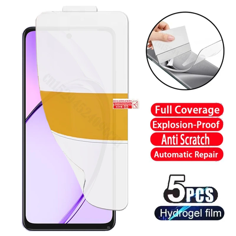 Защитная Гидрогелевая пленка для OPPO A40 защитная экрана A40M мягкая из ТПУ с полным
