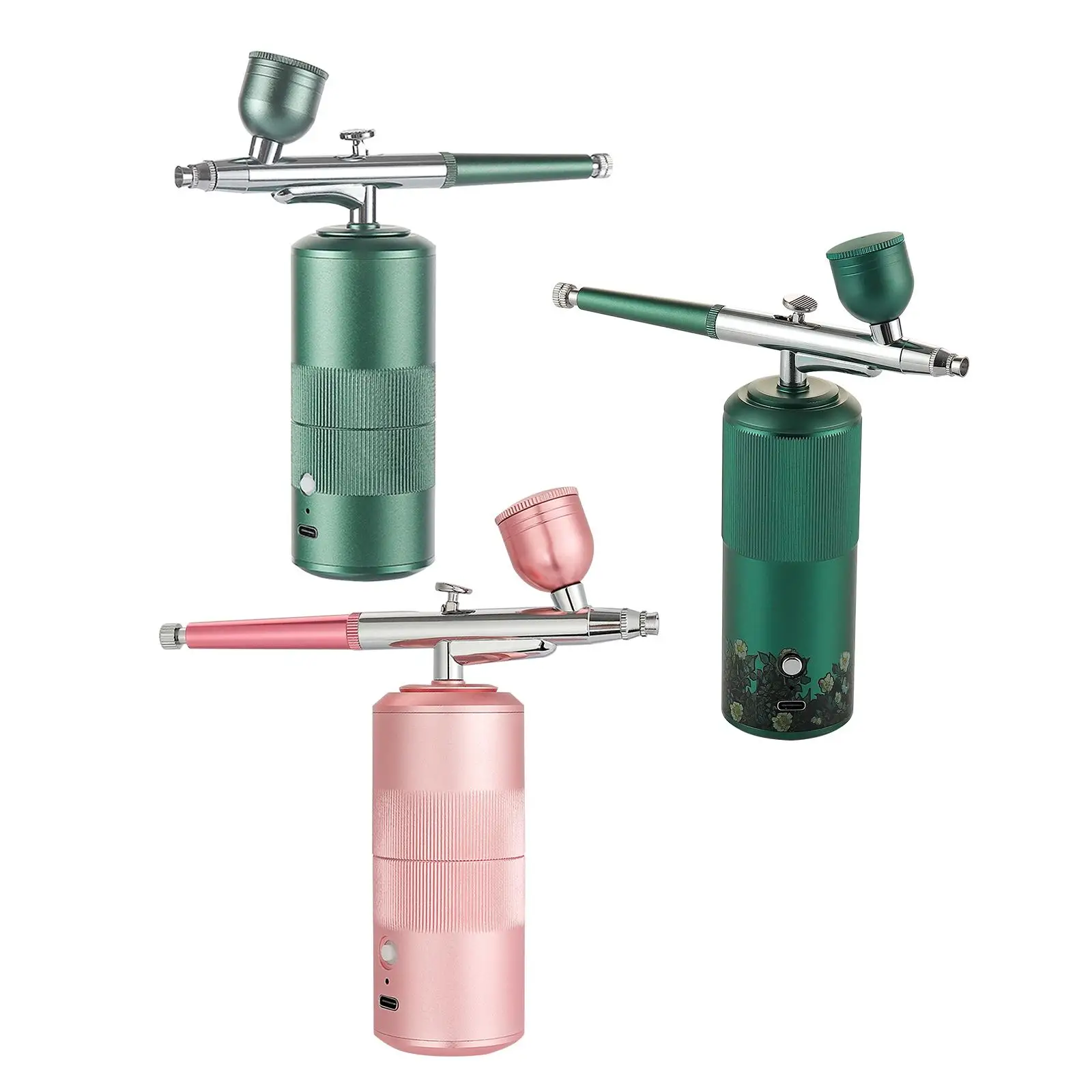 

Handheld Air Brush Kit with Compressor Portable Spray Pump for Makeup Cake Decorating Nail Art Model Coloring DIY Shoes