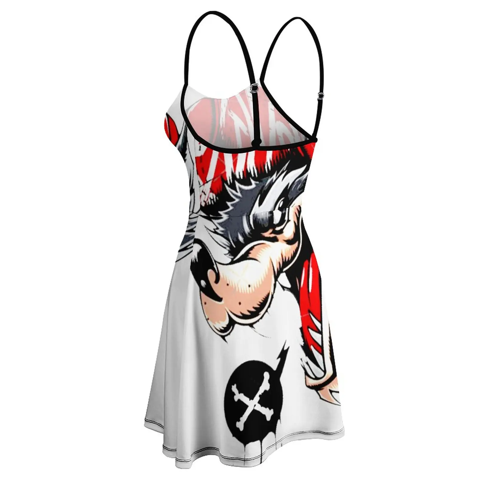 Женское платье на бретельках с принтом в виде русского гангстера волка Nu Pogodi 1