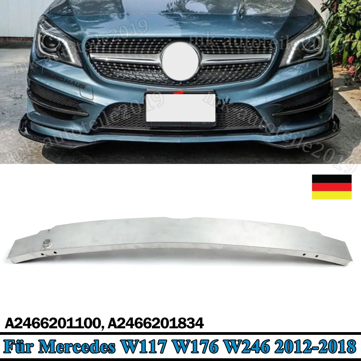 Усиление переднего бампера Magickit подходит для Mercedes-Benz CLA Class W176 W246 W117/C117 2013-2017