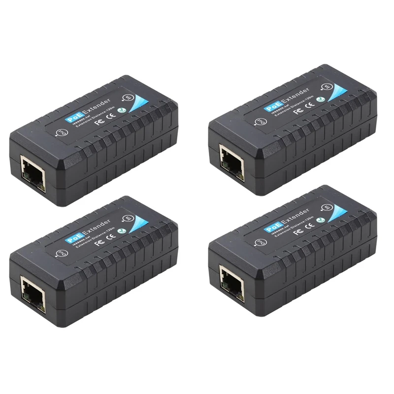 

4х 1-портовый удлинитель POE 10/100 Мбит/с со стандартным входом/выходом IEEE 802.3Af для расстояния передачи IP-камеры