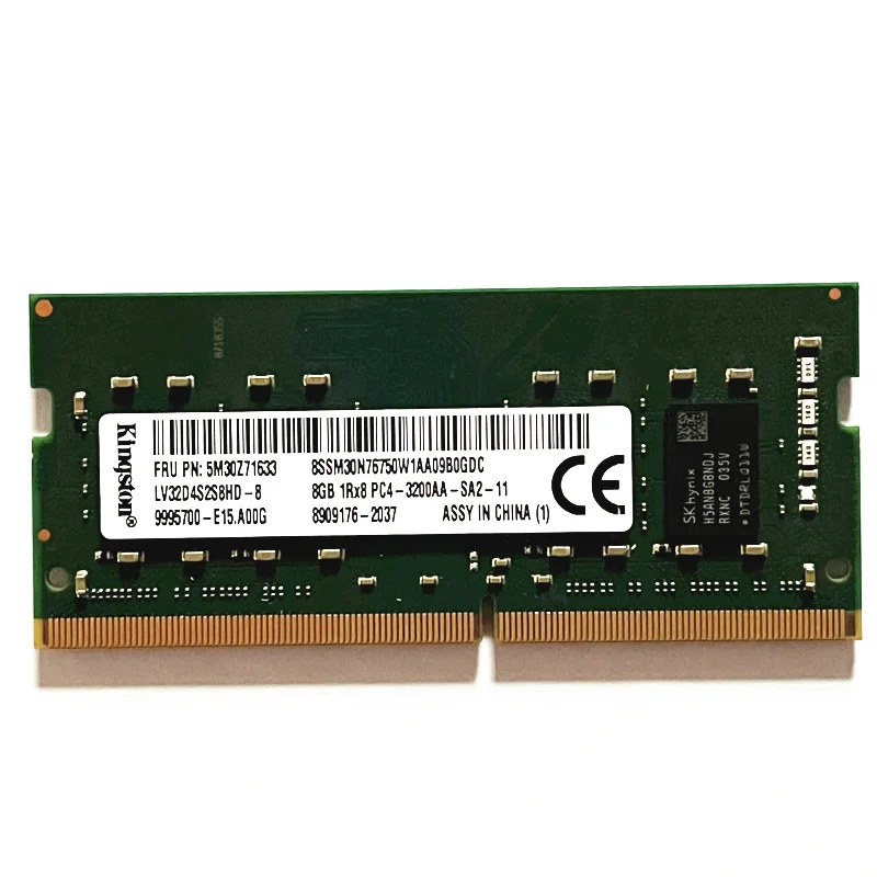 

Kingston RAMs DDR4 8GB 3200MHz LV32D4S2S8HD-8 8GB 1Rx8 PC4-3200AA-SA2-11 DDR4 Laptop Memory sodimm 1.2V