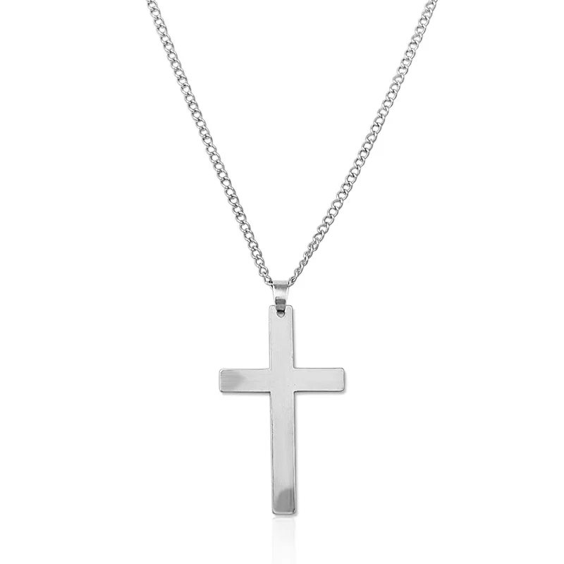 

Korean Simple Classic Fashion Cross Pendant Short Long Chain Necklaces for Women Girl Vintage Choker Jewelry Personalized Gift