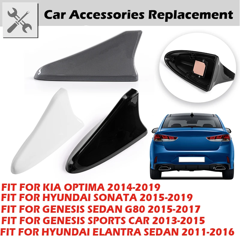 

Rhyming Car Shark Fin Roof Antenna Auto Signal Aerial Replacement Fit for Kia Optima 2014-2019 Hyundai Sonata Car Accessories