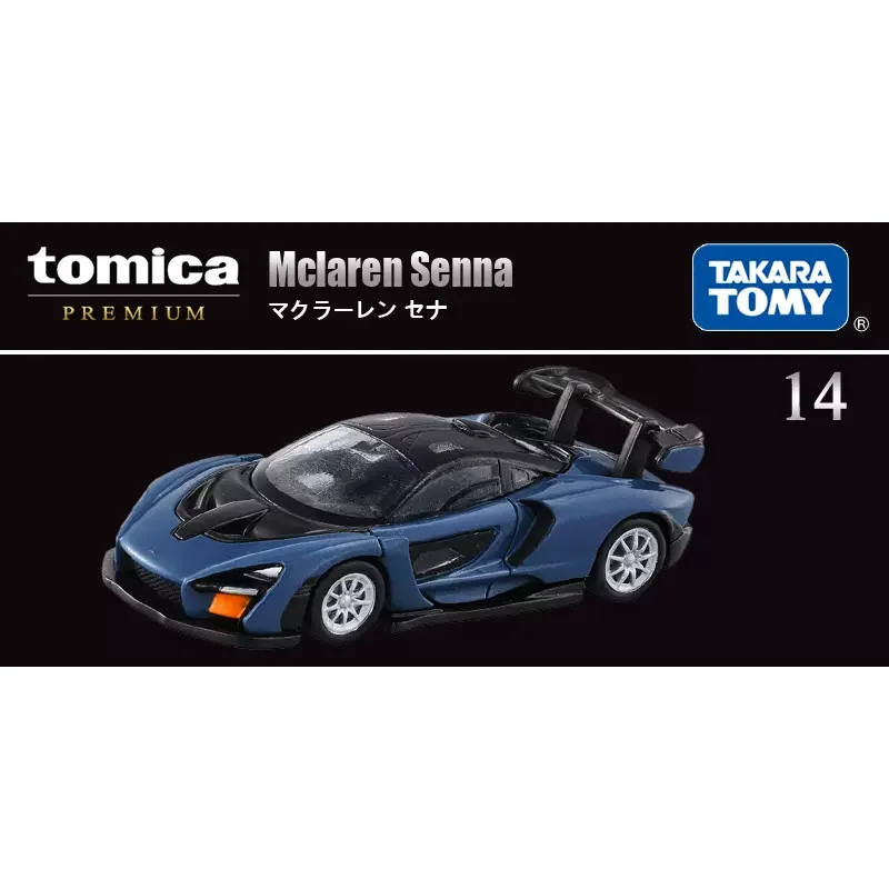 Takara Tomy Tomica Premium TP14 Mclaren Senna синяя модель игрушечного автомобиля в коробке