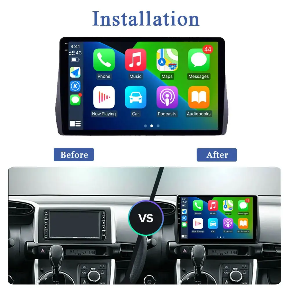 Автомобильные аксессуары Android Auto Carplay для TOYOTA WISH 2009-2018 Автомобильный