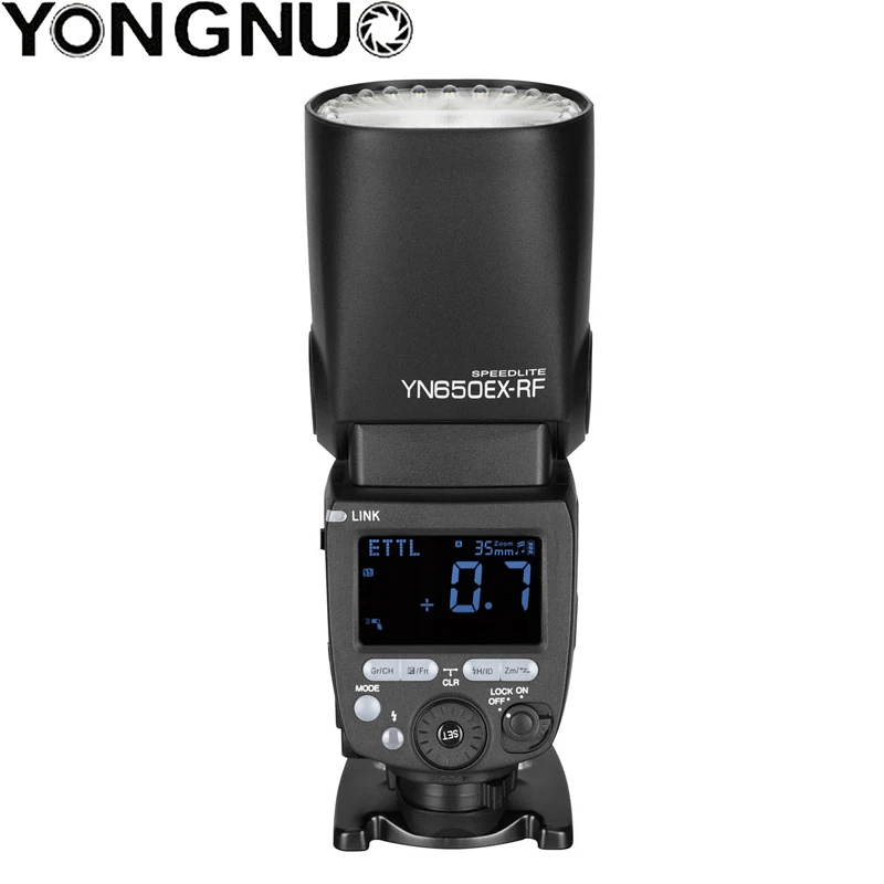 

Yongnuo YN650EX-RF Wireless Flash Speedlite 24pcs LED lamps TTL HSS Master Slave Flash with Built-in 2.4G RF System for Canon