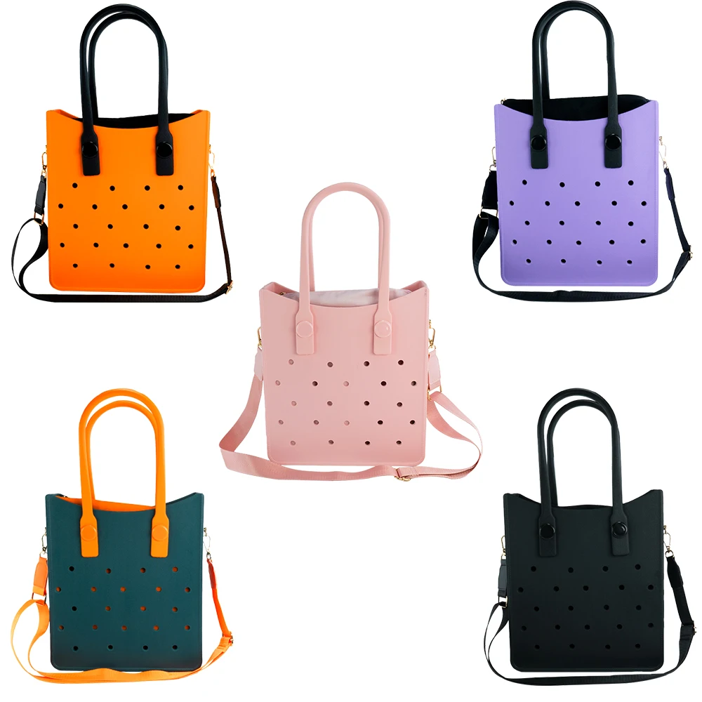 Новая женская сумка на плечо розовая черная для ноутбука подходит