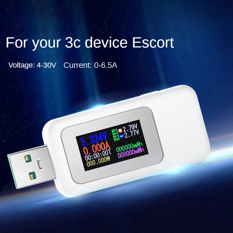 

KWS-V30 Meter Color Screen 120Wusb Tester Charger Tester voltmeter Ammeter