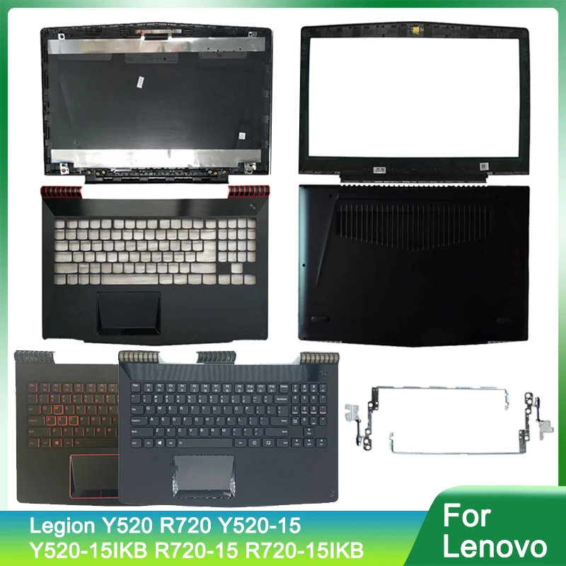 

New Laptop Case For Lenovo Legion Y520 R720 Y520-15 Y520-15IKB R720-15 R720-15IKB LCD Back Cover/Bezel/US Backlit/Bottom Base