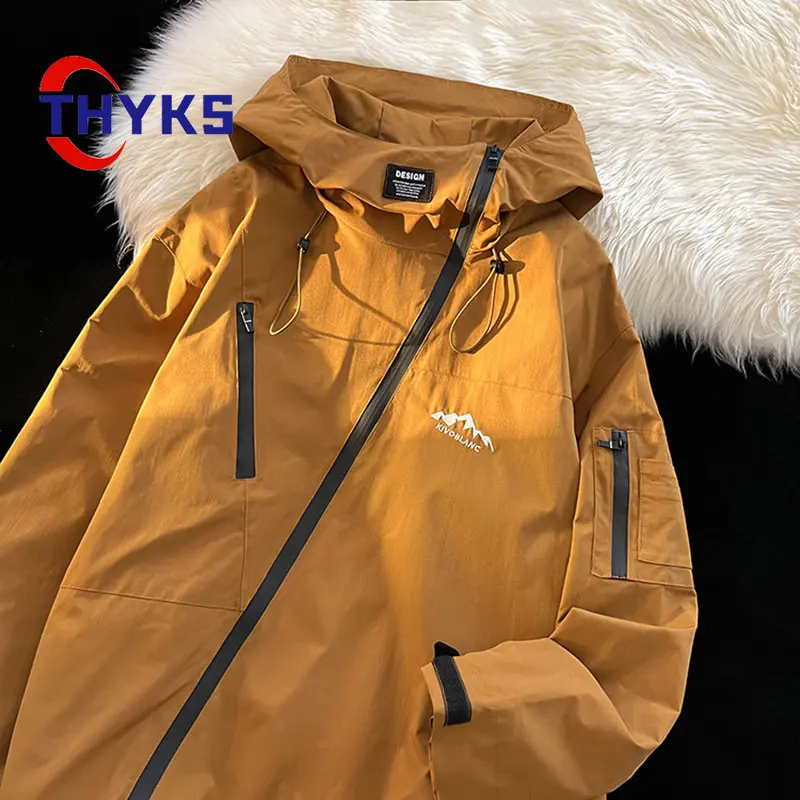 

Мужской костюм Sprint, модная Свободная куртка с капюшоном, трендовая уличная спортивная одежда, куртка для горного туризма, весна и осень 2023