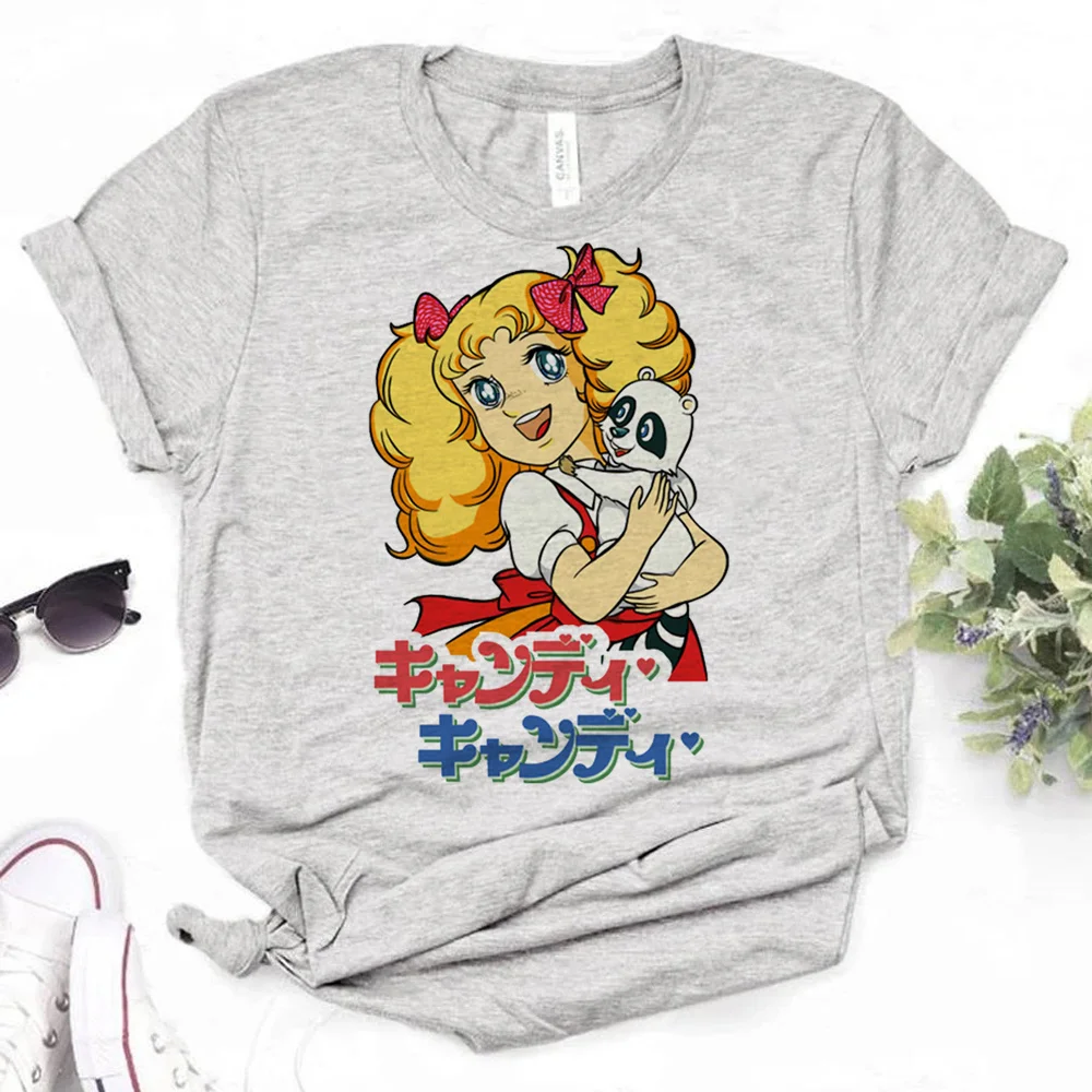 

Candy Candy Tee women streetwear summer harajuku top female designer clothing