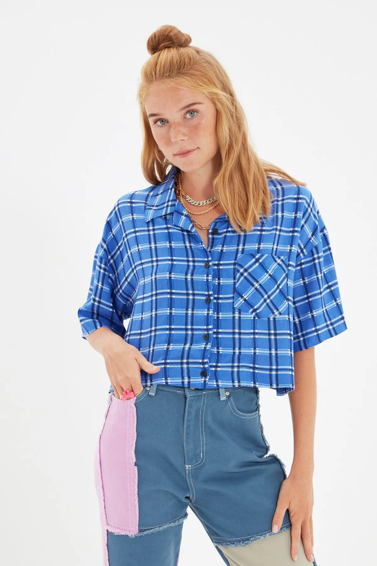 

Trendyol Pockets Shirt TWOAW22GO0291