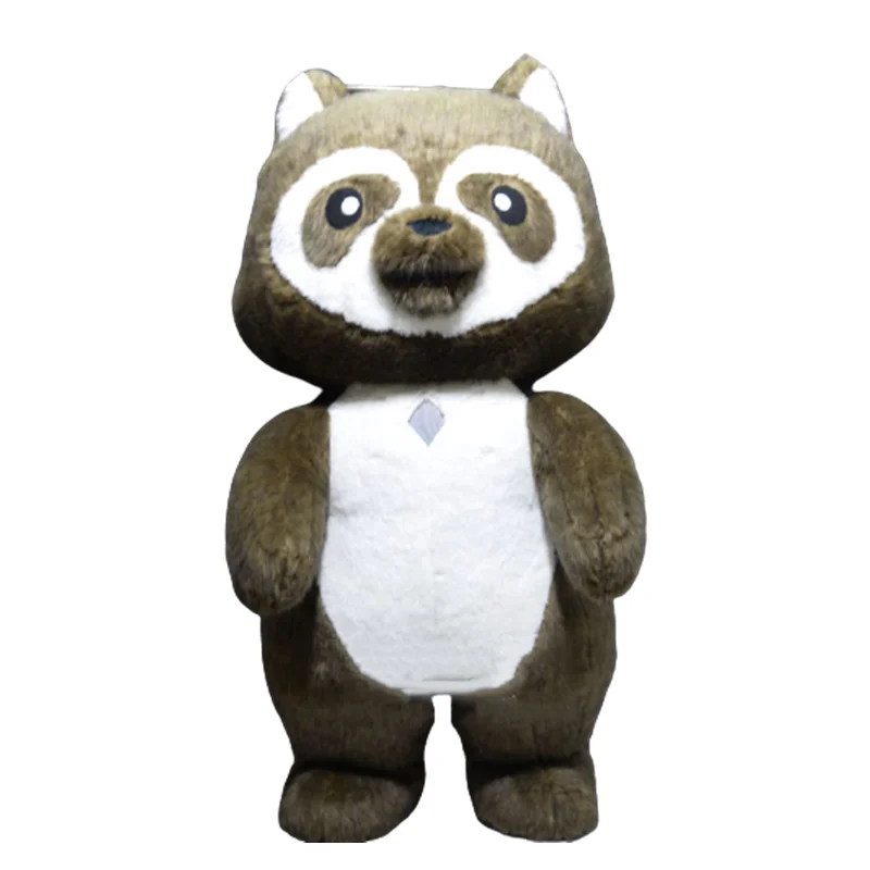 Надувной костюм енот Кукла Одежда талисман костюмы косплей вечевечерние игры