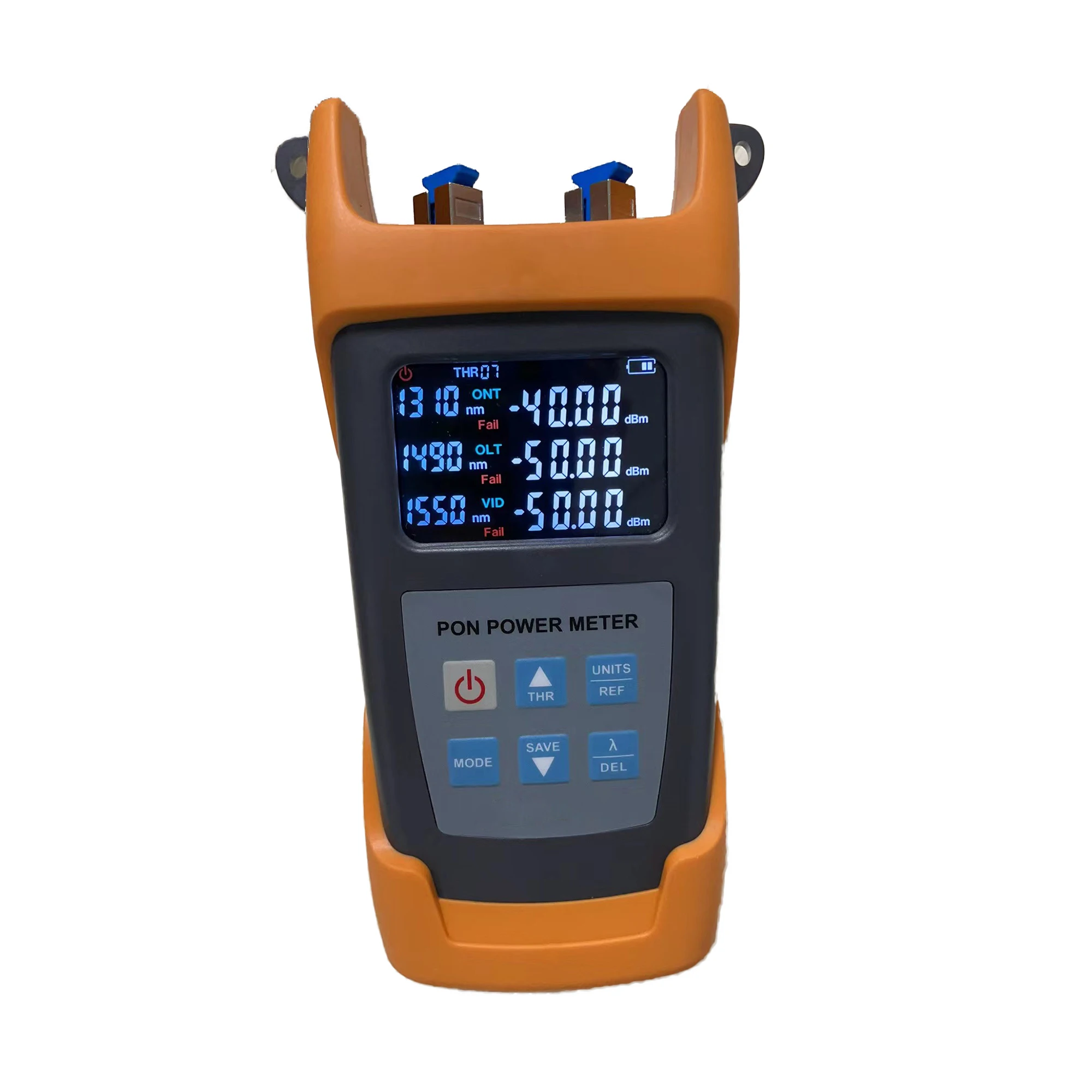

1310/1490/1550nm FTTH Fiber Optic PON Power Meter with OPM and VFL and Color LCD for Testing from OLT to ONT