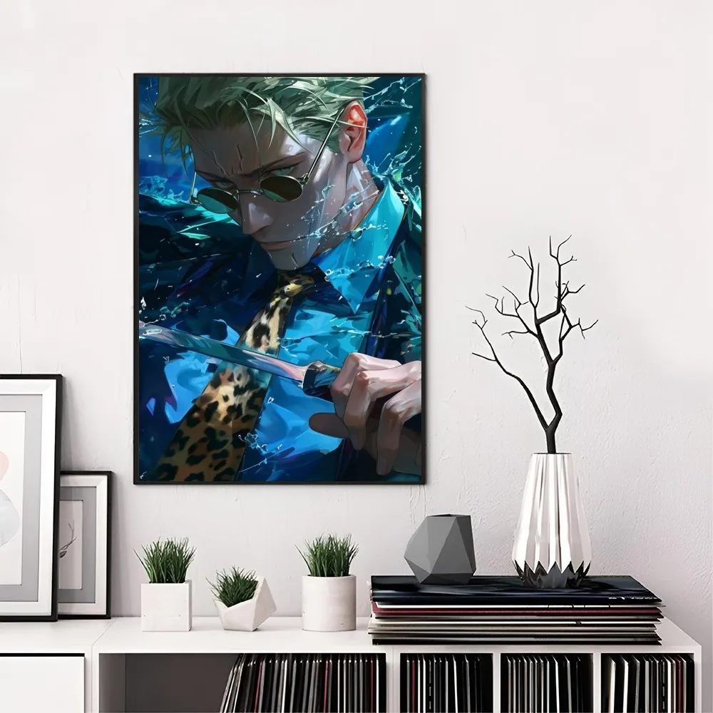 Jujutsu Kaisen Nanami Kento постер с принтом бумаги для дома гостиной спальни входа бара