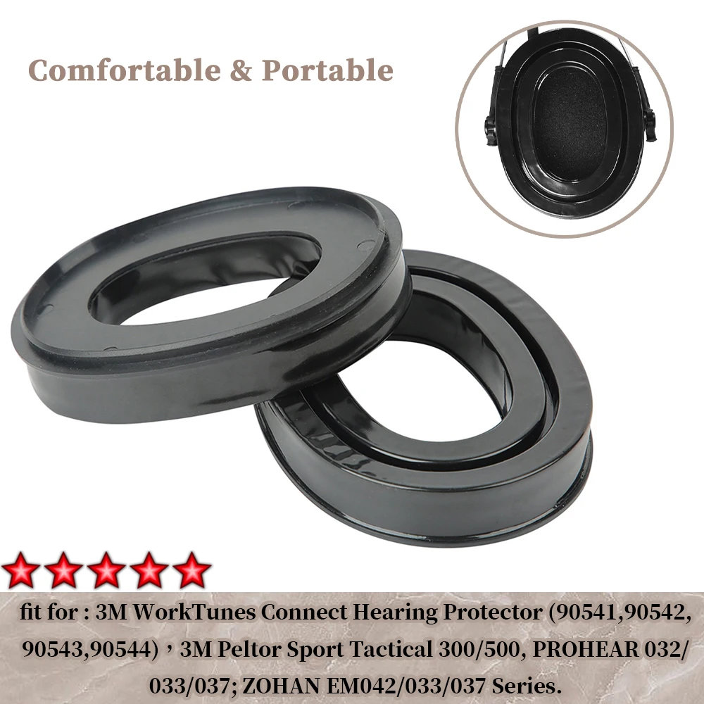 1 пара мягких охлаждающих силикагелевых амбушюров для наушников 3M